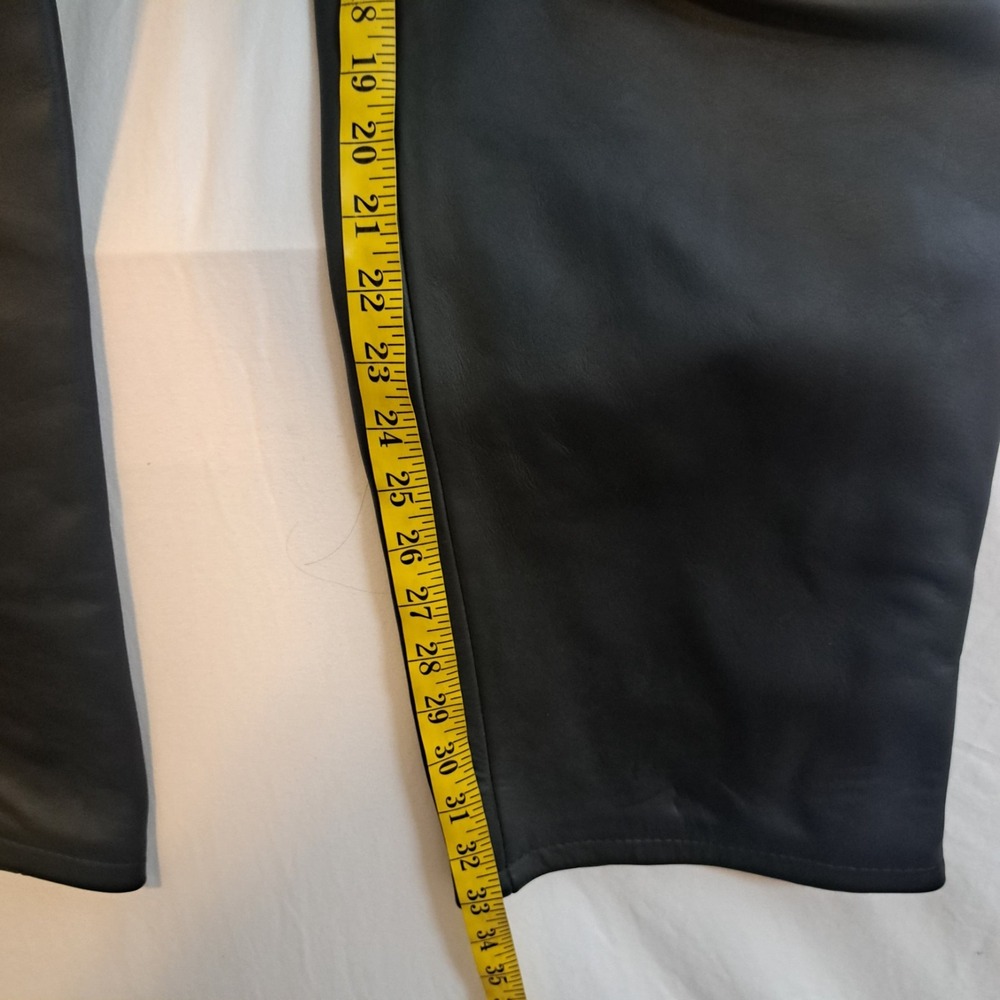 Harley Davidson x Vanson Black Leather Pants Moto Trouser Womens Size 6 $895 NWT - Picture 13 of 14